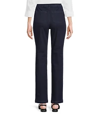 Intro Stella Freedom Denim Straight Leg Crystals Detail Pull-On Pants