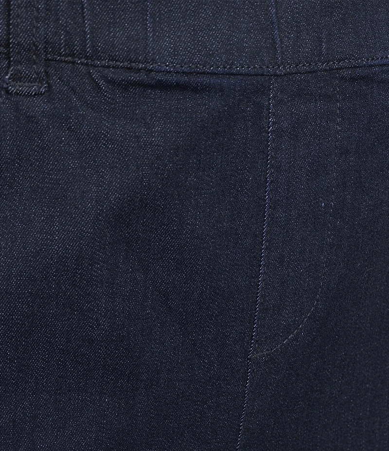 Intro Stella Freedom Denim Straight Leg Crystals Detail Pull-On Pants