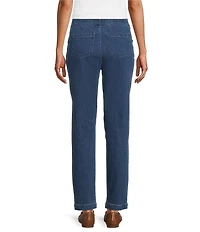Intro Stella Straight Leg Pull-On Denim Pants