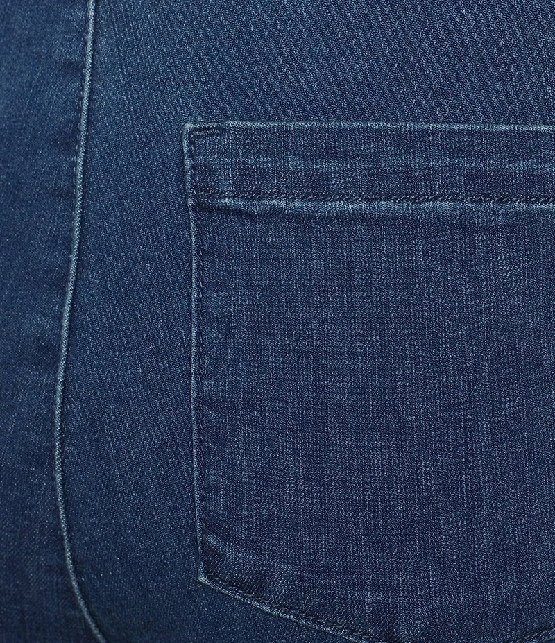 Intro Stella Straight Leg Pull-On Denim Pants