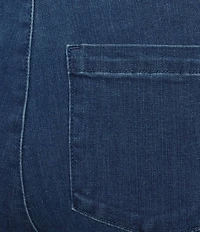 Intro Stella Straight Leg Pull-On Denim Pants