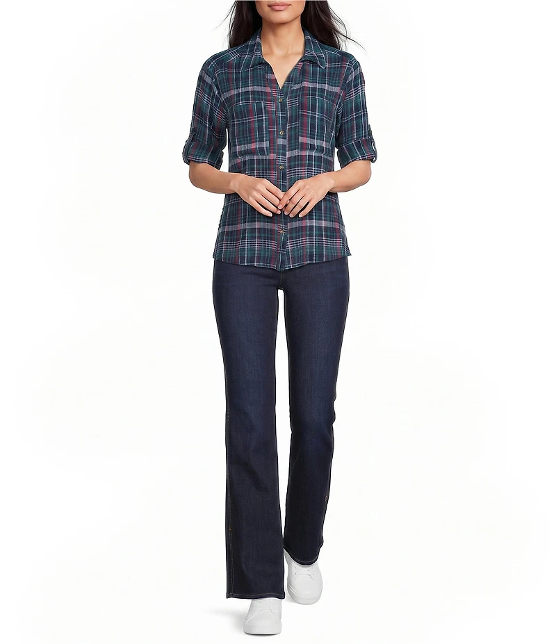 Intro Stevie Flare Pull-On Ankle Pants