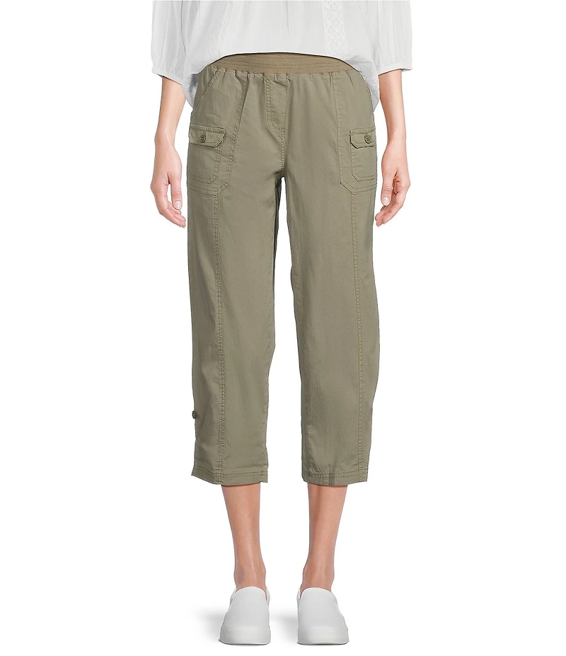 Intro Stretch Poplin Adjustable Length Pull-On Cargo Pants