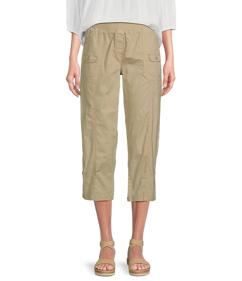 Intro Stretch Poplin Adjustable Length Pull-On Cargo Pants