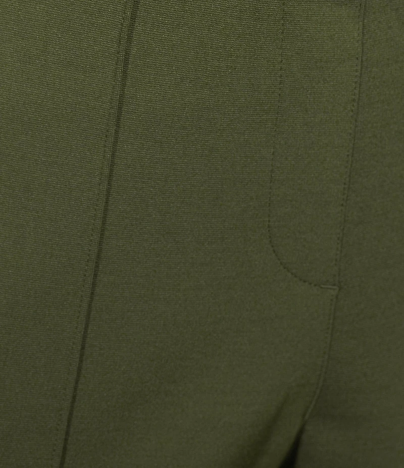 Intro Veronica Double Knit Pintuck Straight Leg Pull-On Pants