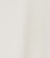 Intro Woven Split Ruffle V-Neck Embroidered Elbow Length Sleeve Top