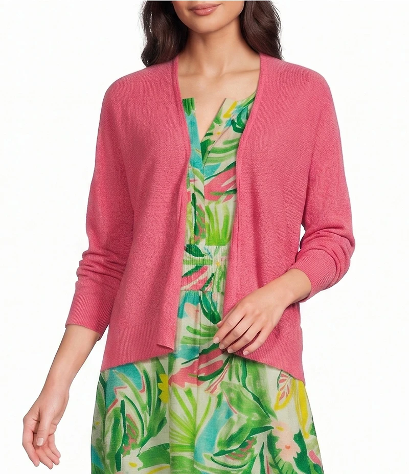Investments 3/4 Dolman Sleeve Open Front Cardigan