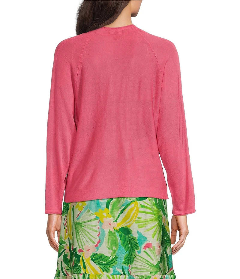 Investments 3/4 Dolman Sleeve Open Front Cardigan