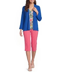 Investments 3/4 Dolman Sleeve Open Front Cardigan