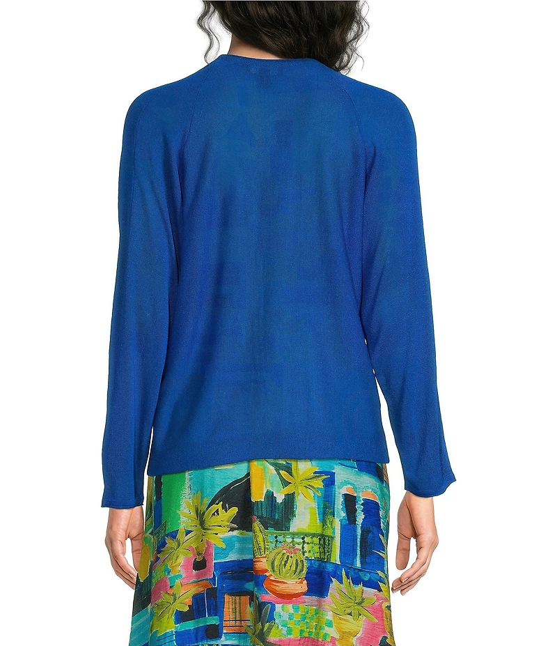 Investments 3/4 Dolman Sleeve Open Front Cardigan