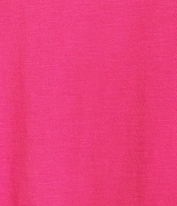 Investments 3/4 Ruched Sleeve Crew Neck Top