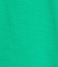 Investments 3/4 Ruched Sleeve Crew Neck Top