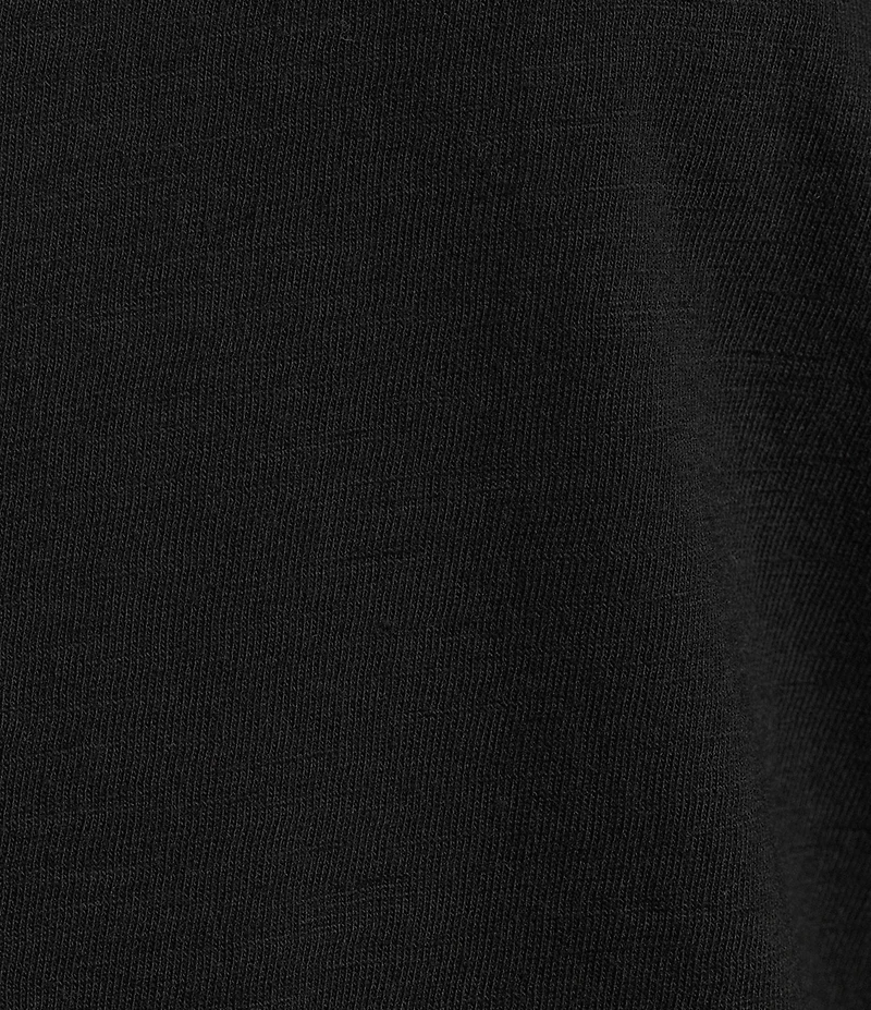 Investments 3/4 Ruched Sleeve Crew Neck Top