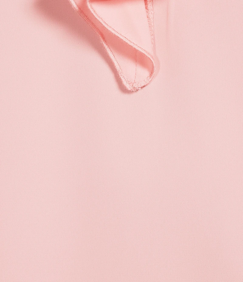 Investments 3/4 Sleeve Ruffle V-Neck Coordinating Blouse