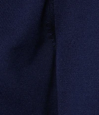 Investments 3/4 Sleeve Scallop Edge Open Front Cardigan