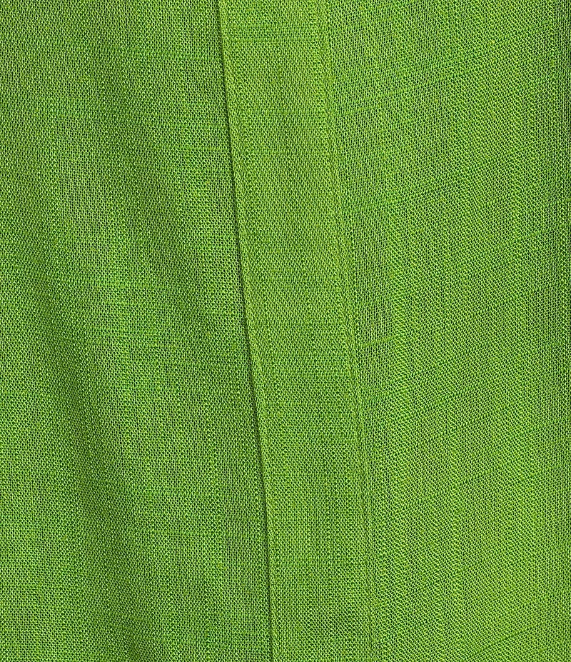 Investments 3/4 Sleeve Split V-Neck Button Shirt
