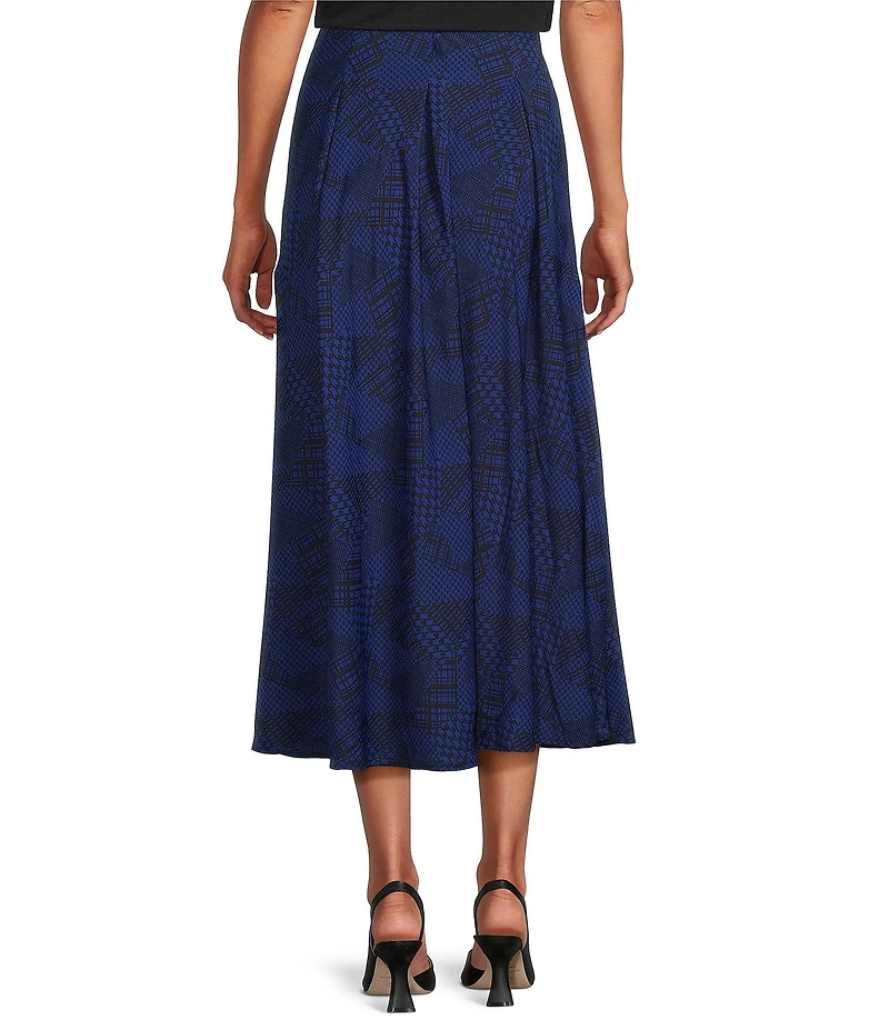 Investments Bellwether Patch Pull-On A-Line Midi Skirt