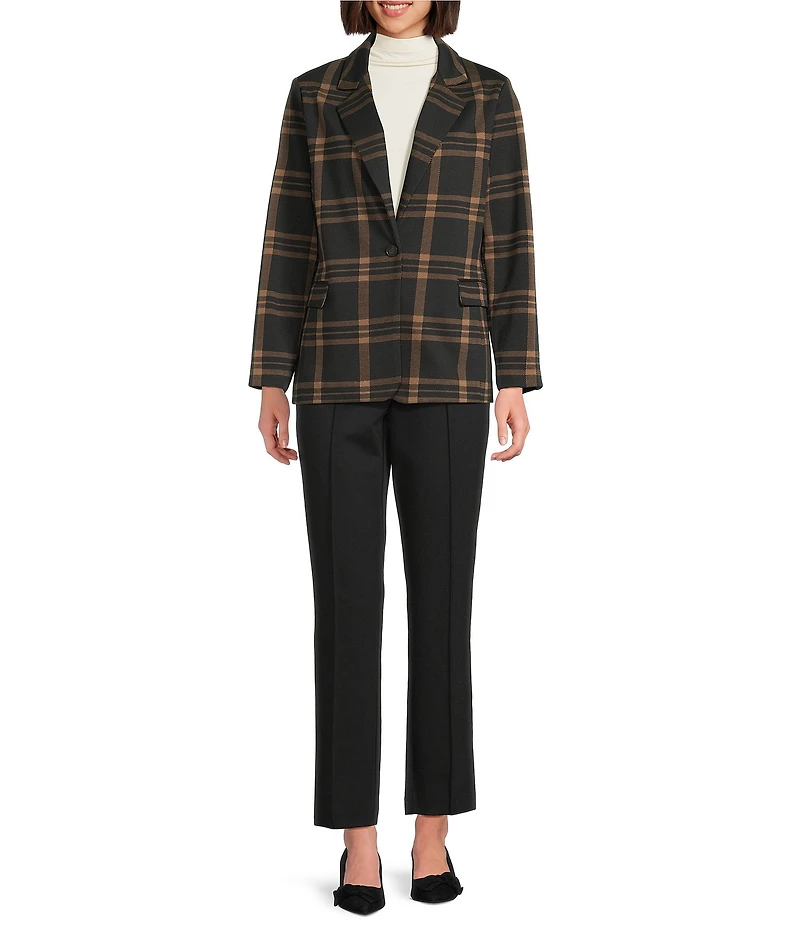 Investments Black Pintuck Slim Leg Pants