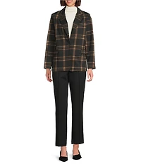 Investments Black Pintuck Slim Leg Pants