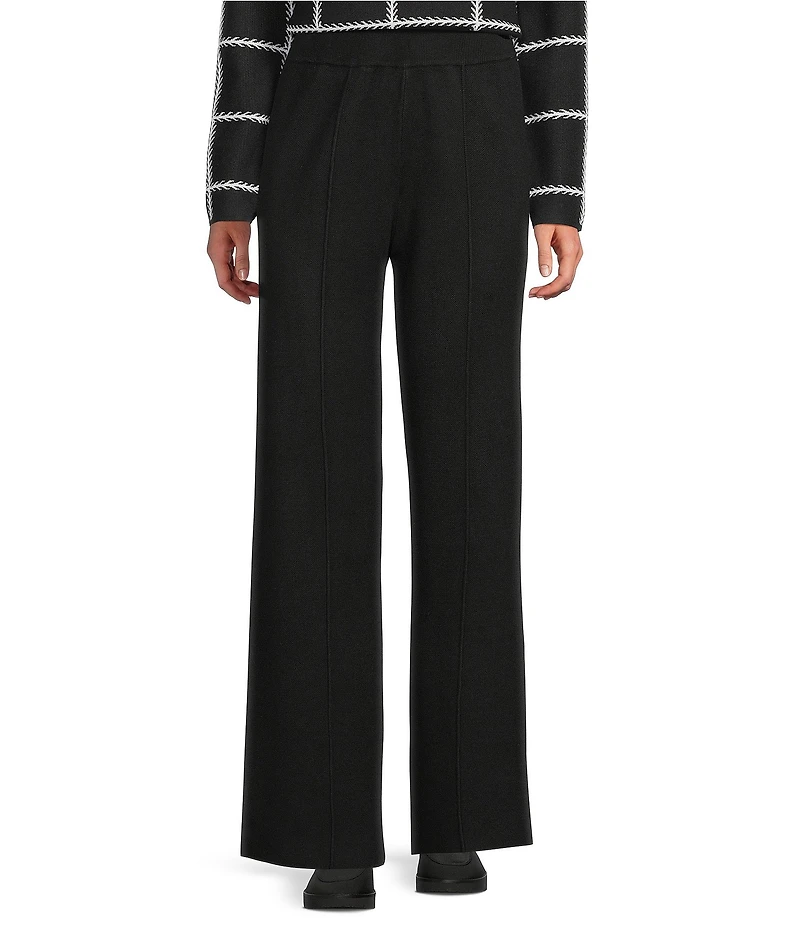 Investments Black Wide Leg Full Length Pants