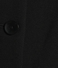 Investments Boat Neck Button Front 3/4 Sleeve Pique Coordinating Jacket