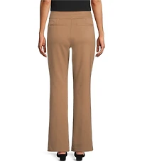 Investments Coca Mocha Heather Seamed Waist Straight Leg Pants