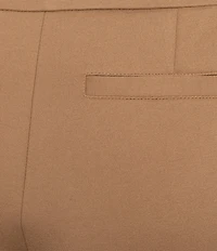 Investments Coca Mocha Heather Seamed Waist Straight Leg Pants