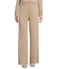 Investments Coca Mocha Heather Wide Leg Full Length Pants