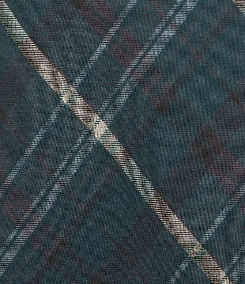 Investments Forest Plaid Pull-On Midi Skirt