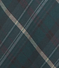 Investments Forest Plaid Pull-On Midi Skirt