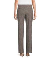 Investments Houndstooth 5TH AVE Fit Straight Leg Pants