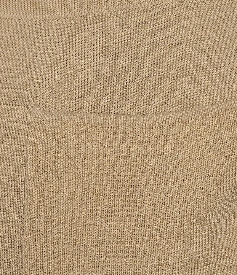 Investments Linen Blend Pull-On Wide Leg Crop Pants