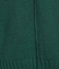 Investments Long Sleeve Point Collar Twofer Sweater