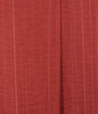 Investments Long Sleeve Split-V Neck Jacquard Blouse
