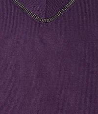 Investments Long Sleeve V-Neck Pullover Top