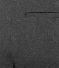 Investments Medium Gray Heather Pintuck Slim Leg Pants