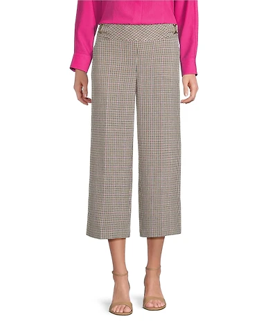 Investments Park Ave Pull On Wide Leg Crop Pants