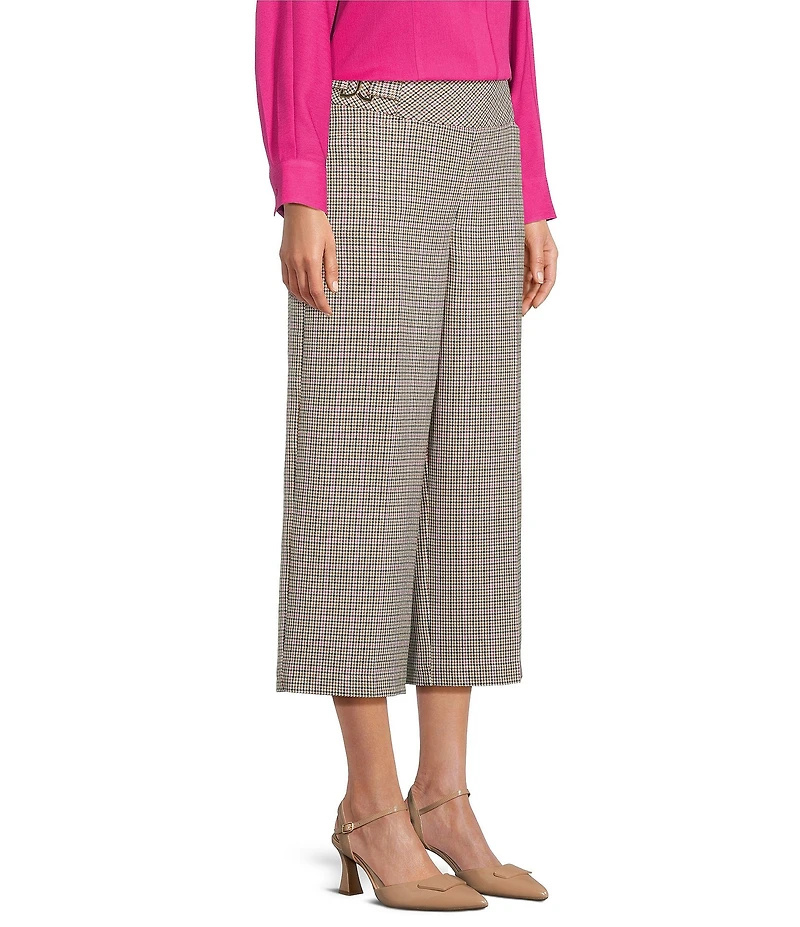 Investments Park Ave Pull On Wide Leg Crop Pants