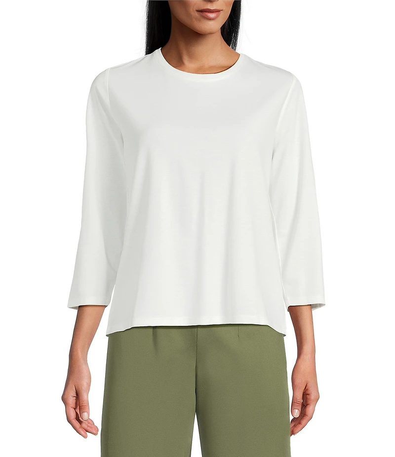 Investments Performance Traveler Pullover 3/4 Sleeve Scoop Neck Top