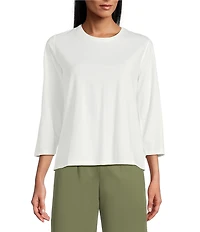 Investments Performance Traveler Pullover 3/4 Sleeve Scoop Neck Top