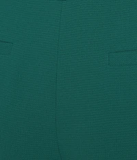Investments Petite Flare Leg Pull-On Basket Weave Pants