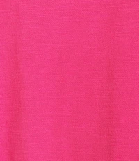 Investments Petite Size 3/4 Ruched Sleeve Crew Neck Top