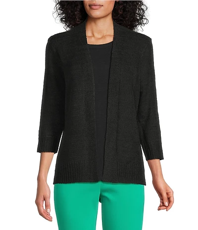 Investments Petite Size 3/4 Sleeve Open Front Cardigan