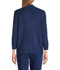 Investments Petite Size 3/4 Sleeve Open Front Cardigan