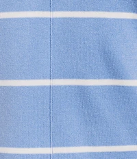 Investments Petite Size 3/4 Sleeve V-Neck Striped Sweater Top