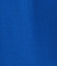 Investments Petite Size Linen Blend Sleeveless Crew Neck Maxi Dress