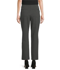 Investments Petite Size Medium Gray Heather Pintuck Slim Leg Pants