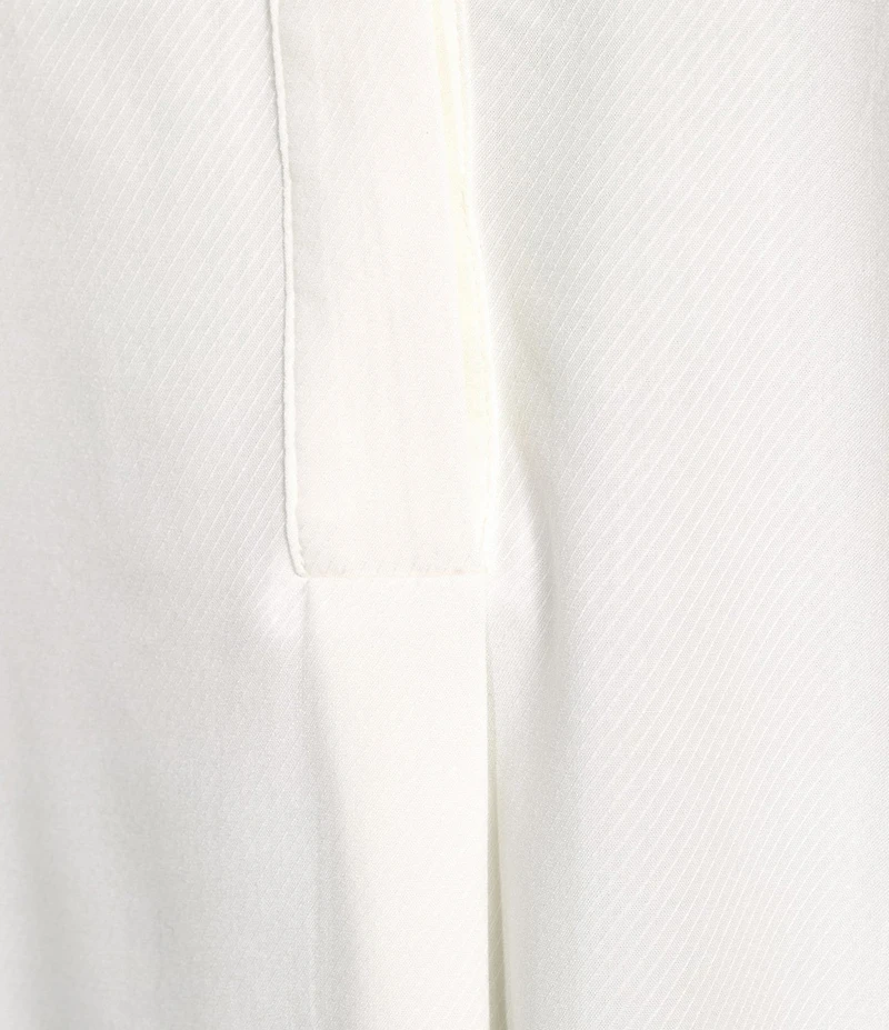 Investments Petite Size Nora Long Sleeve Y-Neck Drapey Twill Blouse