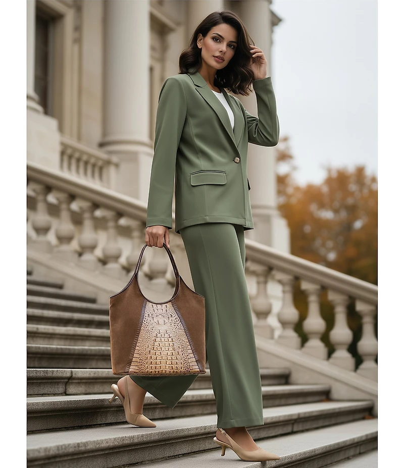 Investments Petite Size Performance Traveler Wide Leg Pants