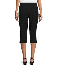 Investments Petite Size Pull-On Pintuck Capri Pants